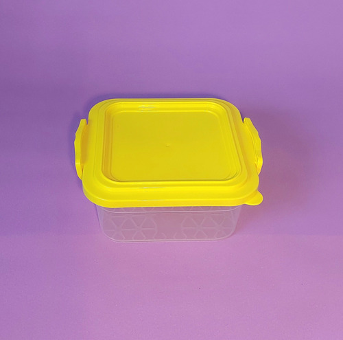 6 Contenedores Cuadrados De 500 Ml, Recipientes Complan