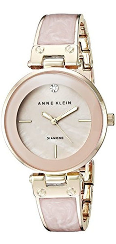 Anne Klein - Reloj De Pulsera Con Esfera De Diamante