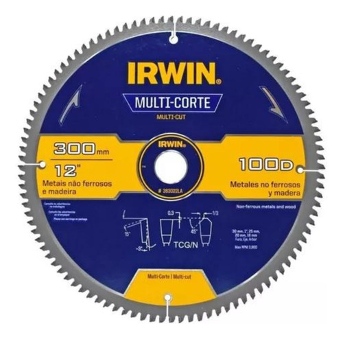 Irwin Sierra Multicorte 12 X100d