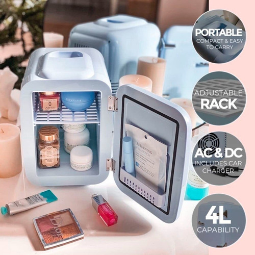Imagen 5 de 8 de Mini Refrigerador 4l Portátil Cocina Auto Oficina Log-on