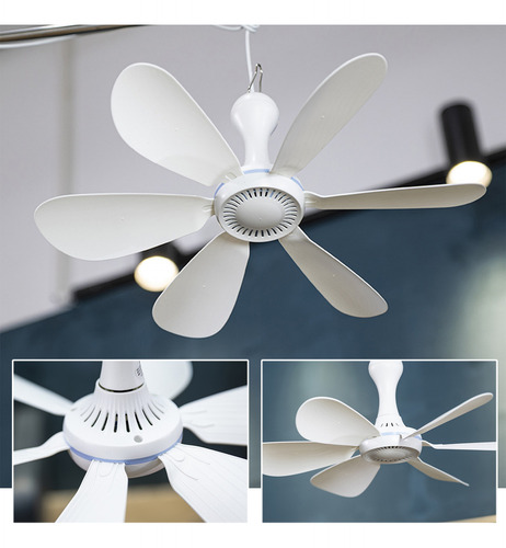 Ventilador De Techo Portátil R, Mini Ventilador Usb Para Tie