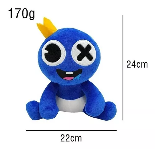 Personagem Blue Azul Babão Rainbow Friends Pelúcia