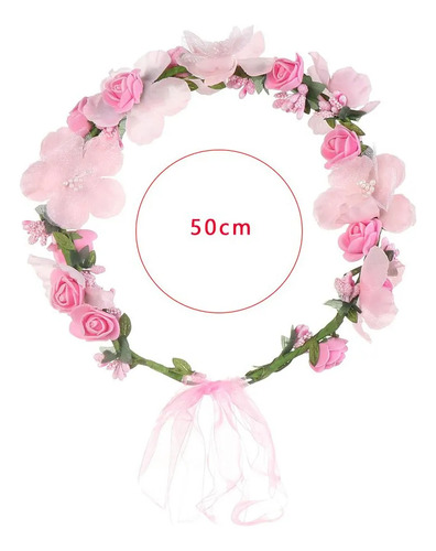 Nuevo Diadema Con Forma De Corona De Flores For Boda,
