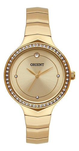 Relógio Feminino Unique Orient Dourado Fgss0201 C1kx
