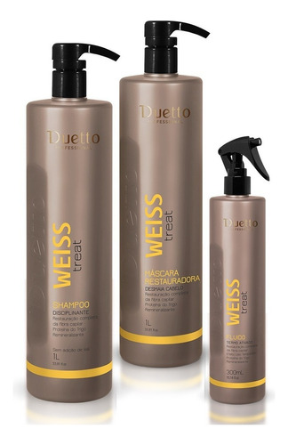 Kit Weiss Treat Efeito Liso Duetto Profissional