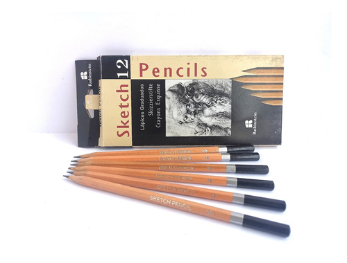 Lapices De Dibujo Sketch Pencils Surtidos Pack X6 Unid