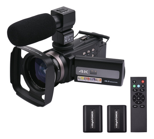 Andoer 4k 60fps Ultra Hd Cámara De Vídeo Digital Dv Videocám