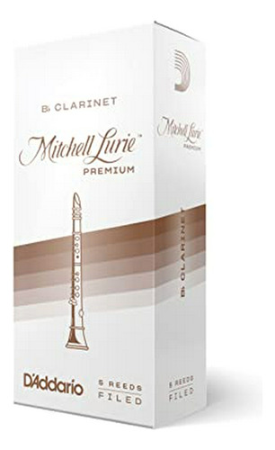 Cañas D'addario Mitchell Lurie Bb Clarinete 3.0, 5-pack