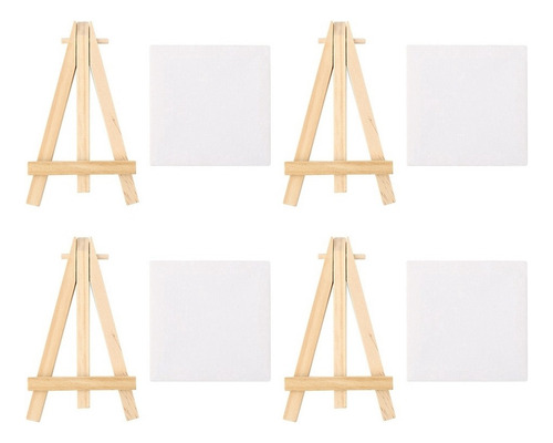 Soporte De Pintura De Madera, Juego De Mini Caballete De Lie