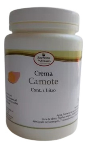 Crema De Camote Silvestre 1 Litro (menopausia,bochornos)