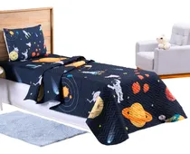 Comprar Colcha Cobre Leito Roupa Cama Solteiro 2 Pç Matelado Criança