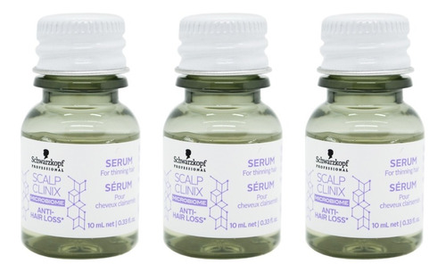 Schwarzkopf Scalp Clinix X3 Ampollas Anticaída Serum Cabello