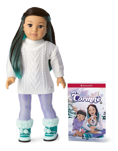 American Girl Corinne Doll & Book