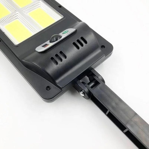 Luminária Solar Haste Parede 48 Led Sensor 3 Funções