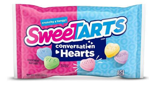 Sweetarts Con Forma De Corazón Mensaje San Valentín American