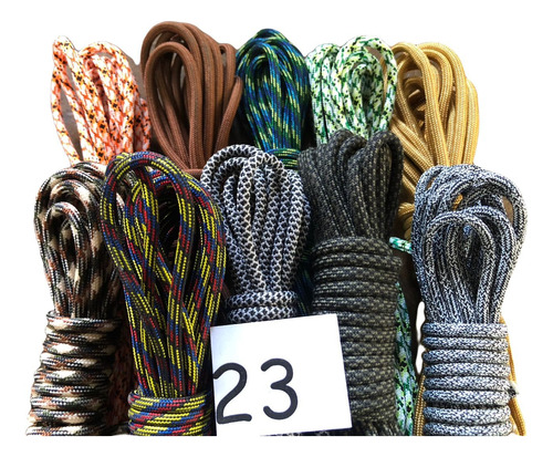 Combo 23 Paracord 50 Mts Surtidos Marca Rovigomas