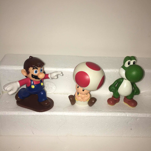 3 Bonecos Super Mario - Mc Donald (usado) M03