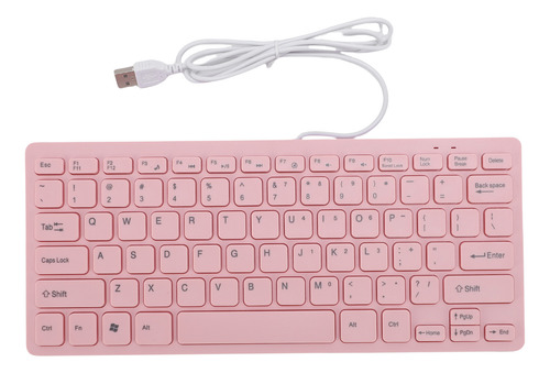 Teclado Para Juegos Pequeño Con Cable Roseate Quiet Usb 78 T