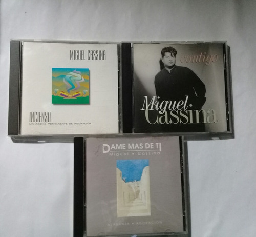 Miguel Cassina - Lote X 3 - Cd - Música Cristiana 