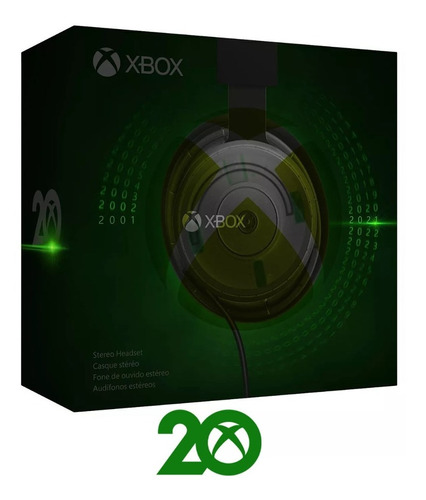 Imagen 1 de 4 de Headset Alambrico  Edicion Especial 20 Aniversario Xbox X|s