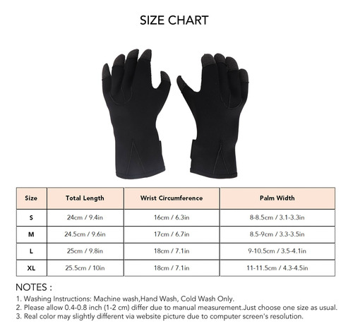 Mitones De Buceo, 1 Par, Unisex, Resistentes A Cortes, Imper