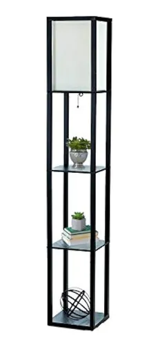 Simple Designs Home Lf1014 blk Etagere Organizador Estante D