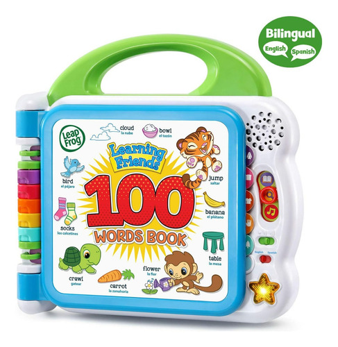 Libro Leapfrog Aprende 100 Palabras 18 Meses Ingles Español
