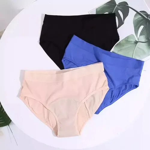 2 Pantys Menstrual 4capas Absorbente Periodo Bambú Antibacte