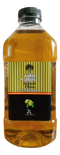 Aceite De Oliva Valle Galaviz De 2l, 100% Puro