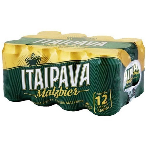Cerveja Itaipava Malzbier Lata 350ml C/12 Unidades 