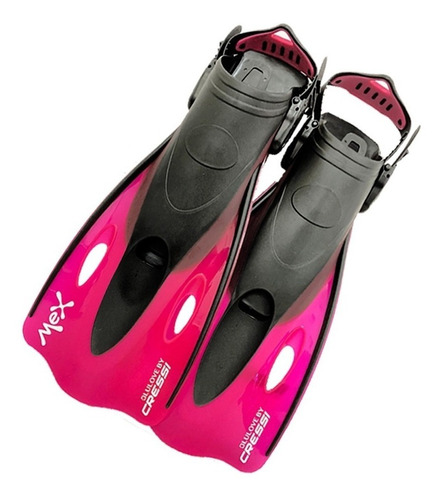 Aletas Cressi Mex Corta Snorkeling O Natación Rosa S/ M