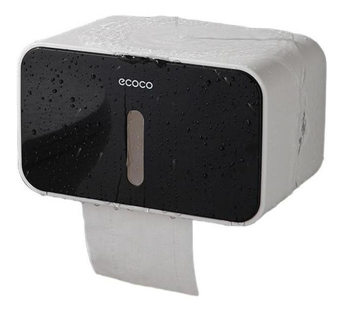 Imagen 8 de 10 de 2 Soporte Papel Higienico Pañuelos Baño Adhesivo Base Repisa