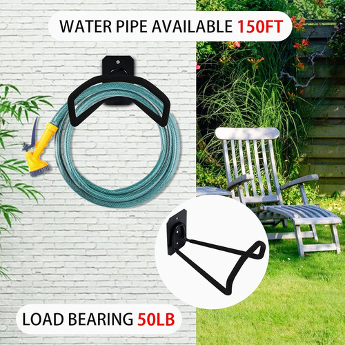Soporte De Manguera De Agua De Jardín Resistente, Colgador D