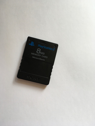 Memory Card Para Consola Ps2 Original 8 Mb. Negra (Usado)