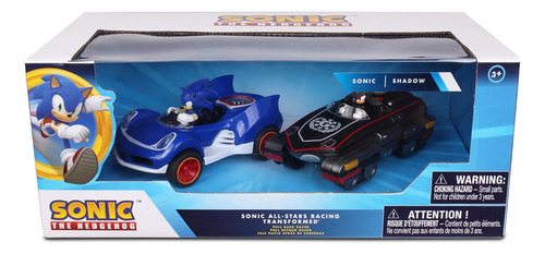 Coches De Carreras Nkok Sonic Con Acción De Retroceso, Sin P