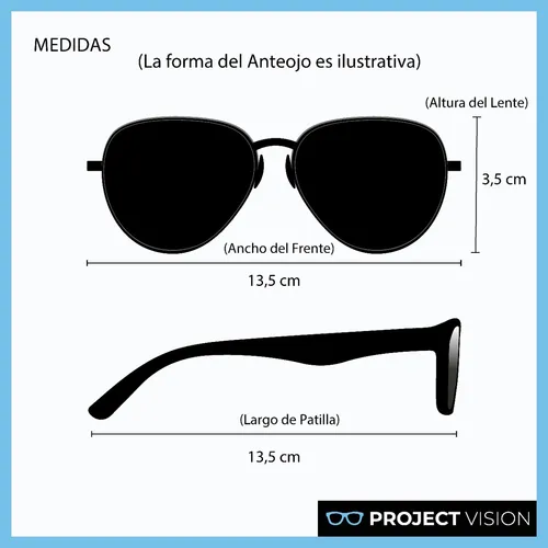 Medidas gafas de sol sale