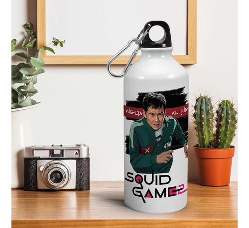 Botella Caramañola Squid Game Juego Del Calamar
