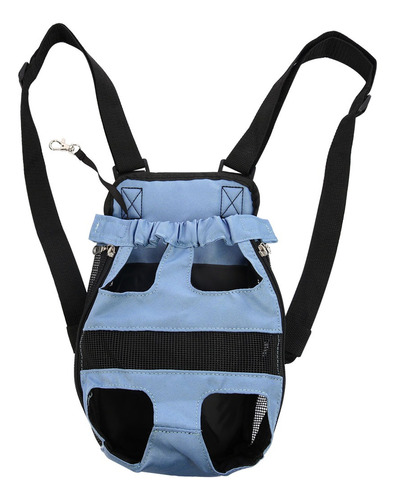 Mochila Cangurera Transportadora Perros Gato Mascota Azul M