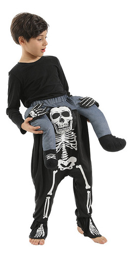 Disfraz De Calavera Con Diseño De Calavera En La Espalda