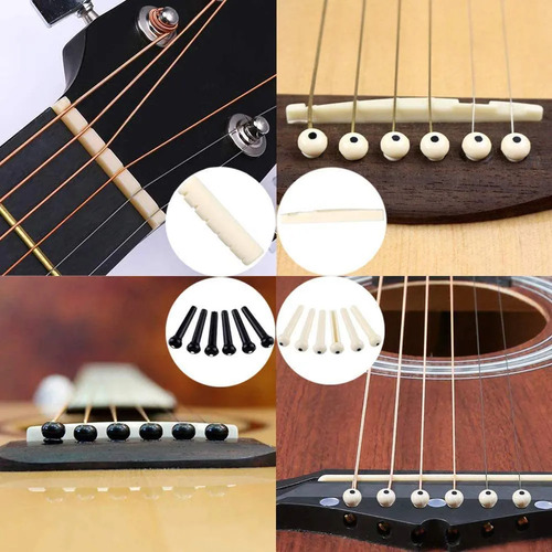 Kit De Accesorios Para Guitarra Acustica Cuerdas 66 Piezas Cuerdas de guitarra afinador capo pua y otros Kit de accesorios para guitarra BLUEMOS RIMLUFE
