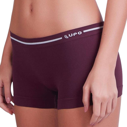 Calcinha Boxer Sem Costura Loba Cueca Feminina Lupo 41800