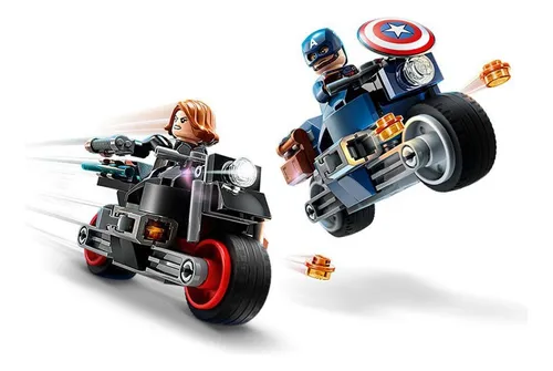 Lego Motos De Viuda Negra Y El Capitán América - 76260