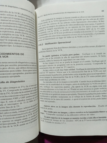 Manual Para Diagnostico Y Reparacion De Videograbadoras (Usado)