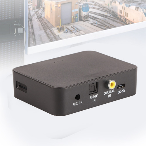 Adaptador De Áudio Bluetooth Aux De Fibra Óptica Coaxial