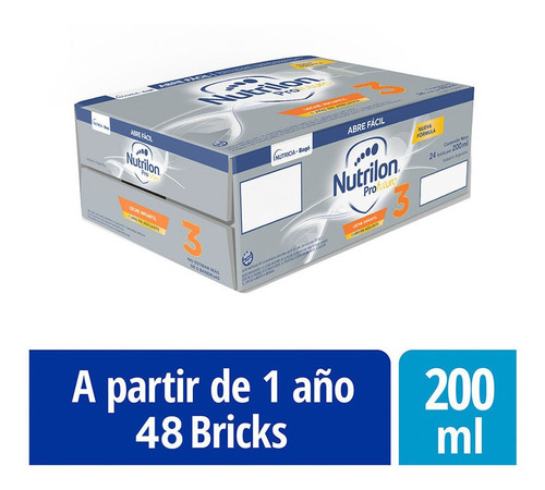 Leche Liquida Nutrilon Profutura 3 48 Bricks X 200 Ml