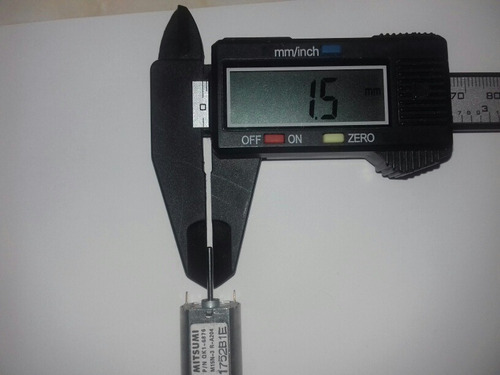 Imagen 3 de 4 de Motor Doble Eje Japones Mitsumi Se Alimenta De 1.5v A 9v Dc.