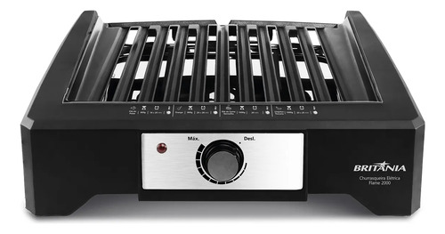 Churrasqueira Elétrica Britânia Bcq2000 Flame 2000w 220v