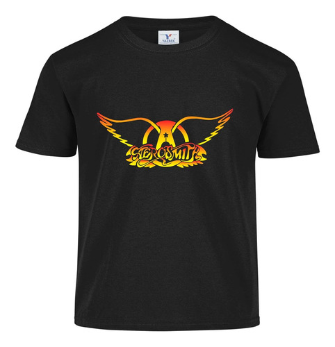 Playera Para Niño Y Niña  Logo Aerosmith