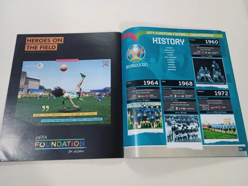 Álbum Euro 2020. Tournament Edition (vacío). Versión Europea