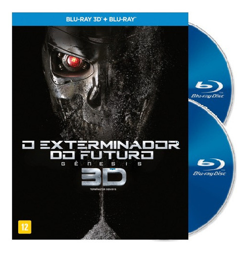 O Exterminador Do Futuro Genesis Bluray + Bluray 3d Com Luva